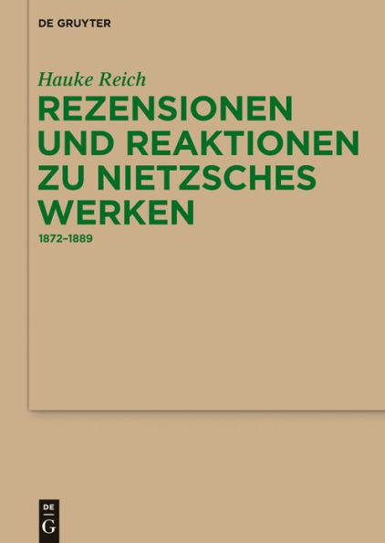 Rezensionen und Reaktionen zu Nietzsches Werken: 1872-1889