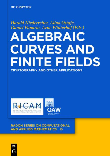 Algebraic Curves and Finite Fields: Cryptography Other Applications