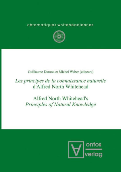 Les principes de la connaissance naturelle d'Alfred North Whitehead