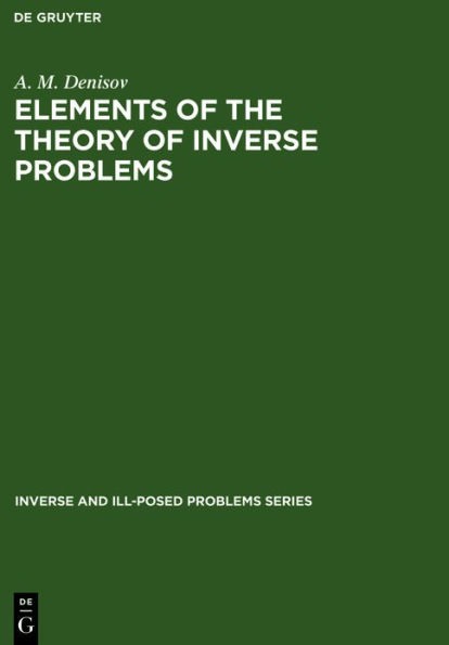 Elements of the Theory of Inverse Problems