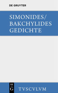 Title: Gedichte: Griechisch und deutsch, Author: Simonides