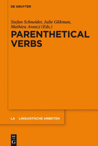 Title: Parenthetical Verbs, Author: Stefan Schneider