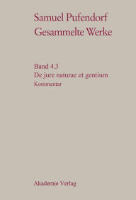 Title: De jure naturae et gentium: Teil 3: Materialien und Kommentar, Author: Frank Böhling
