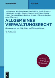 Title: Allgemeines Verwaltungsrecht: Mit Online-Zugang zur Jura-Kartei-Datenbank, Author: Dirk Ehlers