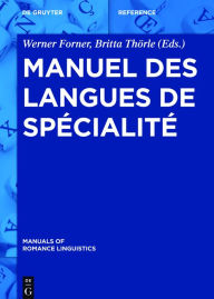 Title: Manuel des langues de sp#x000E9;cialit#x000E9;, Author: Werner Forner