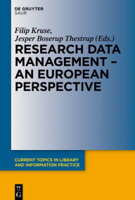 Title: Research Data Management - A European Perspective, Author: Rabbi Joel Baron