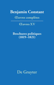 Title: Brochures politiques (1819-1821), Author: Paul Delbouille