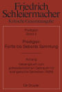 Predigten. Fünfte bis Siebente Sammlung (1826-1833): Anhang: Gesangbuch zum gottesdienstlichen Gebrauch für evangelische Gemeinen (Berlin 1829)