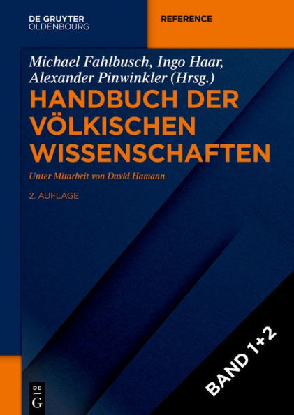 Handbuch der v#x000F6;lkischen Wissenschaften: Akteure, Netzwerke, Forschungsprogramme