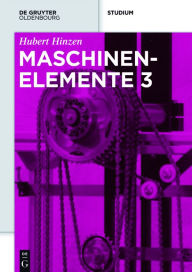 Title: Maschinenelemente 3, Author: Hubert Hinzen