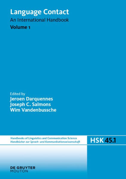 Language Contact. Volume 1