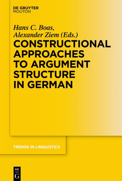 Constructional Approaches to Syntactic Structures German