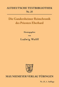 Title: Die Gandersheimer Reimchronik, Author: Ludwig Wolff