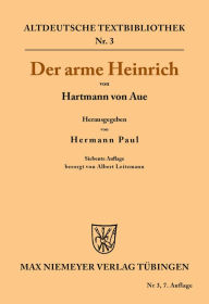 Title: Der arme Heinrich, Author: Hartmann von Aue