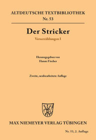 Title: Verserzählungen I, Author: Der Stricker