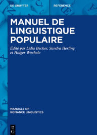 Title: Manuel de linguistique populaire, Author: Lidia Becker