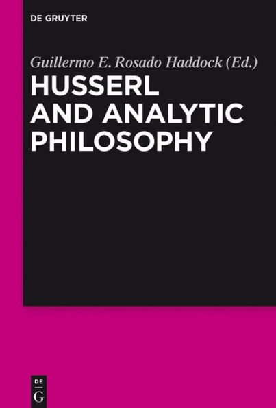 Husserl and Analytic Philosophy