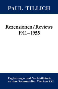 Title: Rezensionen / Reviews 1911-1955, Author: Christian Danz