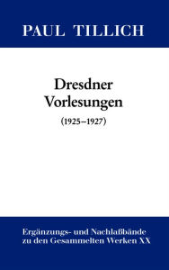 Title: Dresdner Vorlesungen: (1925-1927), Author: Erdmann Sturm