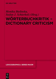 Title: Wörterbuchkritik - Dictionary Criticism, Author: Monika Bielinska