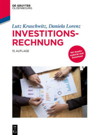 Title: Investitionsrechnung, Author: Lutz Kruschwitz