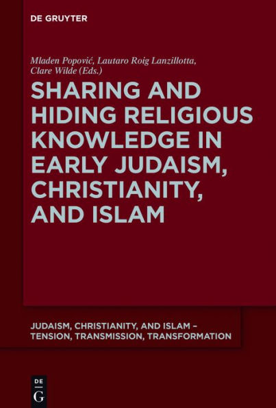 Sharing and Hiding Religious Knowledge in Early Judaism, Christianity, and Islam