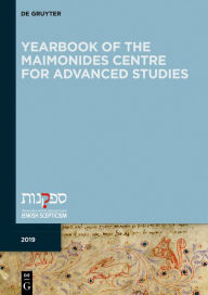 Title: Yearbook of the Maimonides Centre for Advanced Studies. 2019, Author: Yoav Meyrav