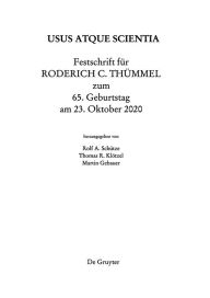 Title: Festschrift für Roderich C. Thümmel zum 65. Geburtstag am 23.10.2020, Author: Martin Gebauer