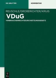 Download full ebook google books VDuG: Verbraucherrechtedurchsetzungsgesetz