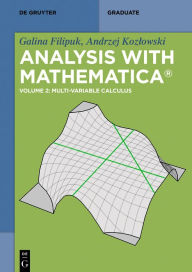 Title: Multi-variable Calculus, Author: Galina Filipuk