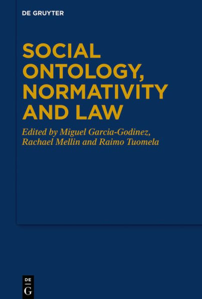Social Ontology, Normativity and Law / Edition 1