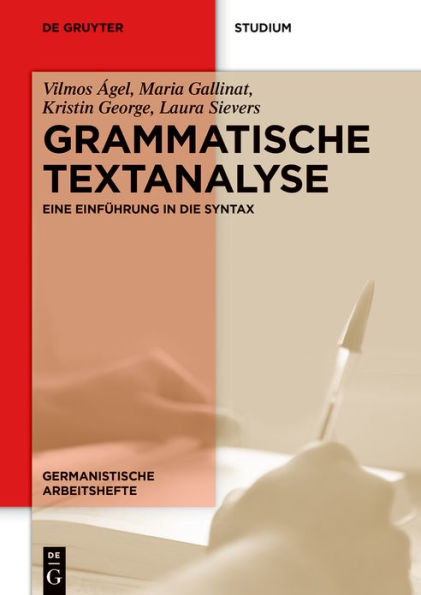 Grammatische Textanalyse: Eine Einf hrung in die Syntax