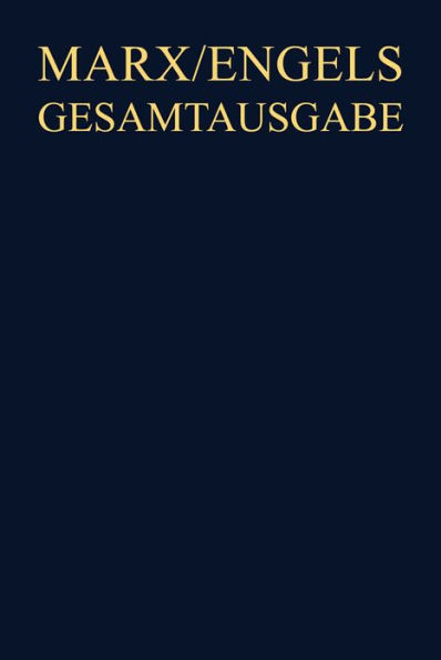 Werke, Artikel, Entwürfe: Ende August 1844 bis April 1846