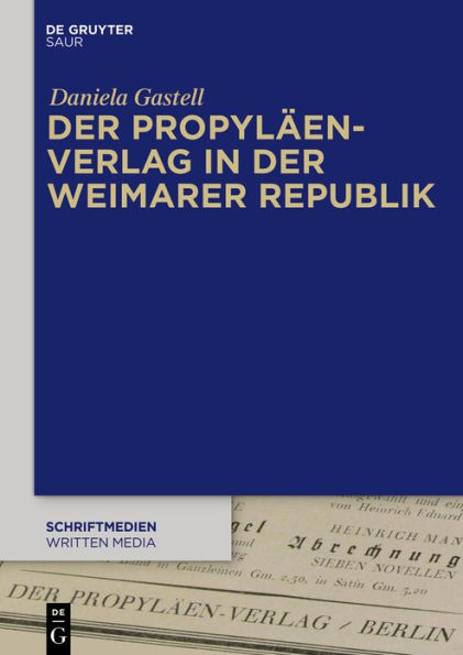 der Propyläen-Verlag Weimarer Republik