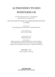 Title: Band VIII,1: S-Sn. 2.-3. Lieferung (saharahi bis satulgiskirri), Author: Hans Ulrich Schmid