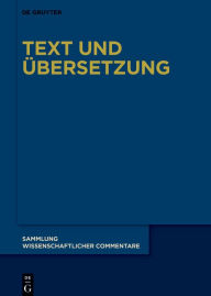 Title: Text und Übersetzung, Author: Anton Bierl