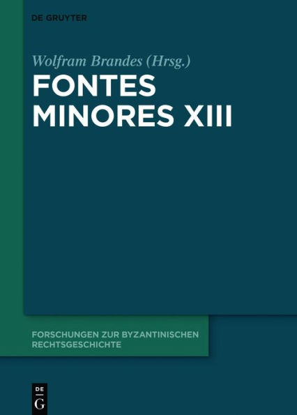 Fontes Minores XIII