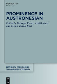 Title: Prominence in Austronesian, Author: Bethwyn Evans