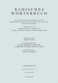 Title: Badisches Wörterbuch. Band V/Lieferung 86, Author: Tobias Streck