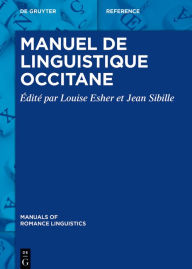 Title: Manuel de linguistique occitane, Author: Louise Esher