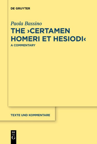 The "Certamen Homeri et Hesiodi"