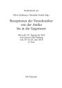 Rezeptionen der Vorsokratiker von der Antike bis in die Gegenwart