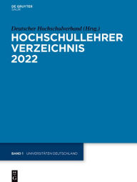 Title: Universitäten Deutschland, Author: Deutscher Hochschulverband