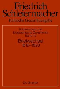 Title: Briefwechsel 1819-1820: Briefe 4686-5200, Author: Simon Gerber