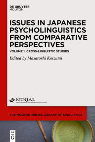 Title: Cross-Linguistic Studies, Author: Masatoshi Koizumi