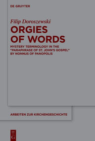 Title: Orgies of Words: Mystery Terminology in the 