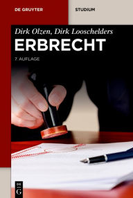 Title: Erbrecht, Author: Dirk Olzen