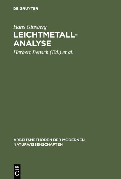 Leichtmetallanalyse / Edition 4