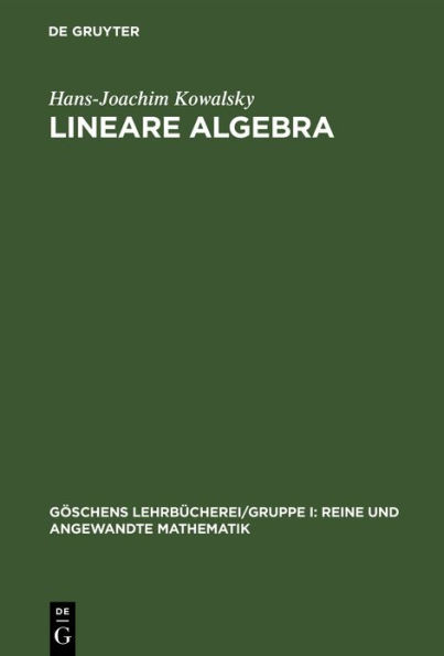 Lineare Algebra / Edition 2