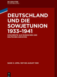 Title: April 1937 bis August 1939, Author: Sergej Slutsch